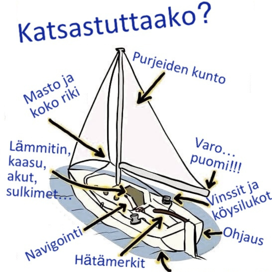 Veneiden vesillelaskut ja nostot Joutsenon venesatamassa.